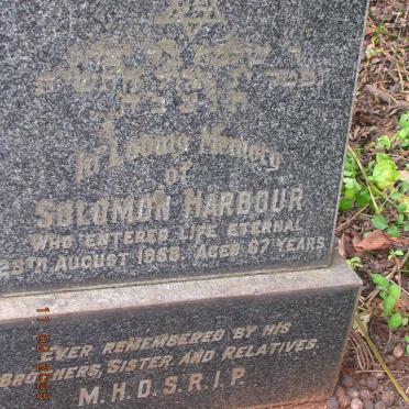 HARBOUR Solomon -1958