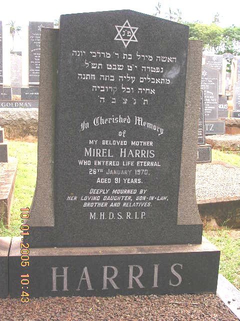 HARRIS Mirel -1970