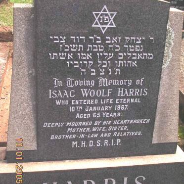HARRIS Isaac Woolf -1967