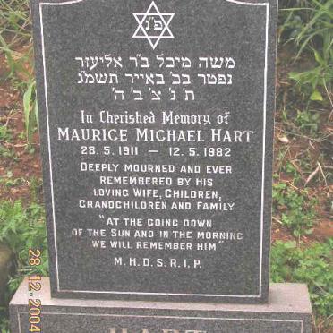 HART Maurice Michael 1911-1982