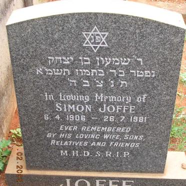 JOFFE Simon 1906-1981