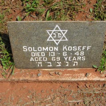 KOSEFF Solomon -1948