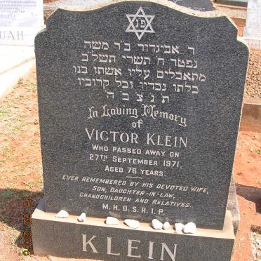 KLEIN Victor -1971