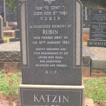 KATZIN Rubin -1963