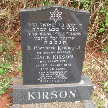 KIRSON Jack -1975