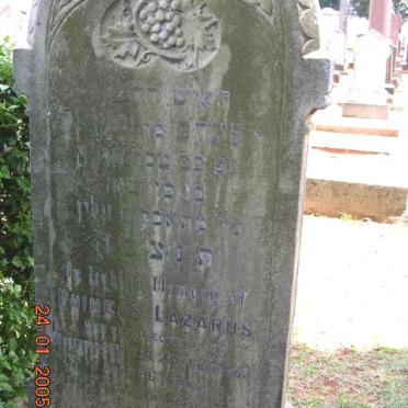 LAZARUS Phineas -1934