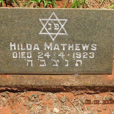 MATHEWS Hilda -1923