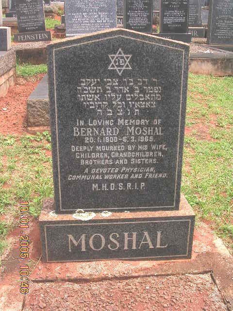 MOSHAL Bernard 1900-1969