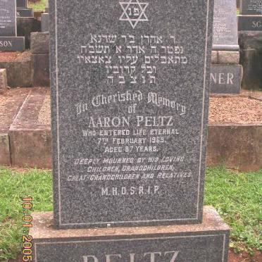 PELTZ Aaron -1965