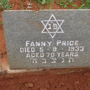 PRICE Fanny -1933