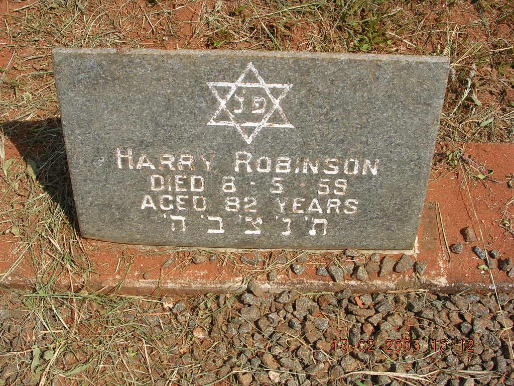 ROBINSON Harry -1959