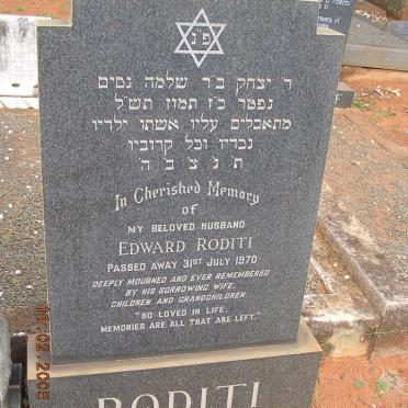 RODITI Edward -1970