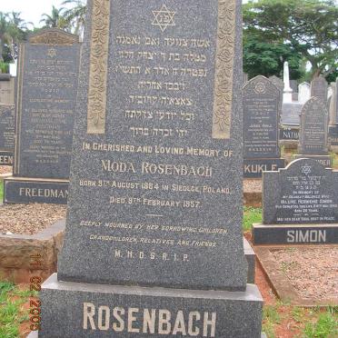 ROSENBACH Moda 1884-1957