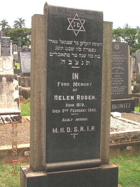ROSEN Helen 1878-1943
