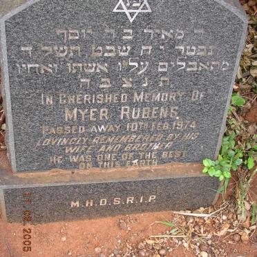 RUBENS Myer -1974