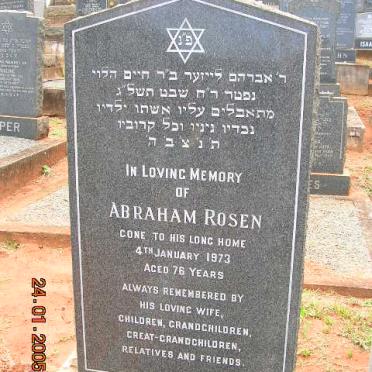ROSEN Abraham -1973