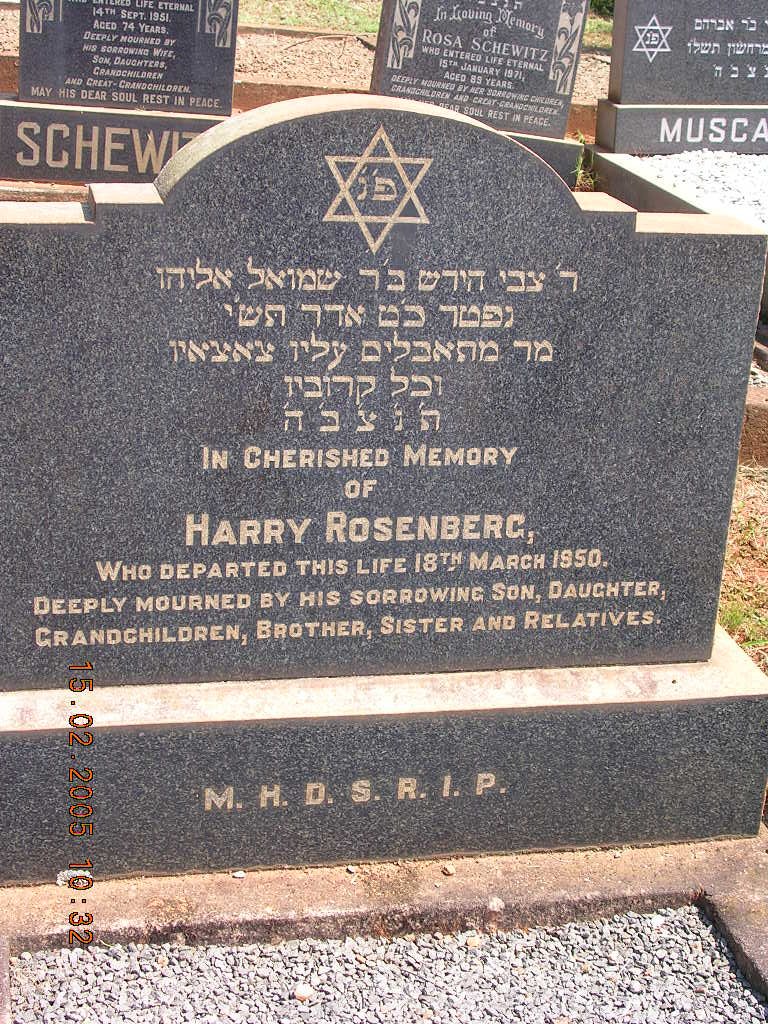 ROSENBERG Harry -1950