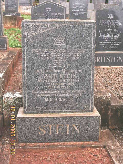 STEIN Annie -1964