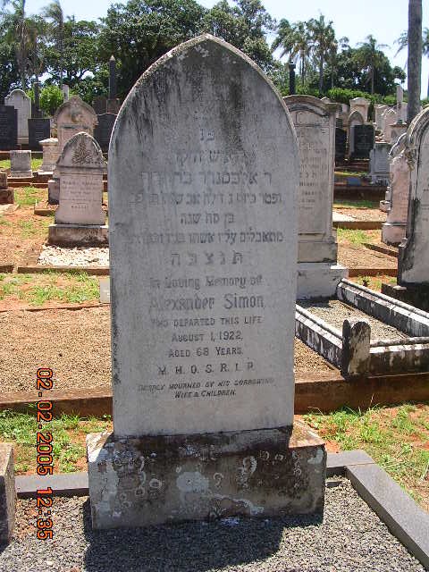 SIMON Alexander -1922