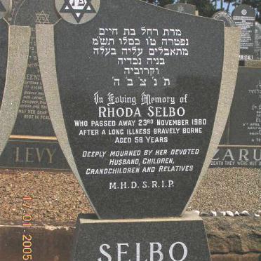 SELBO Rhoda -1980