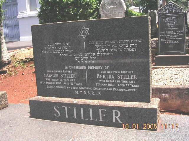 STILLER Marcus -193? &amp; Bertha -1960