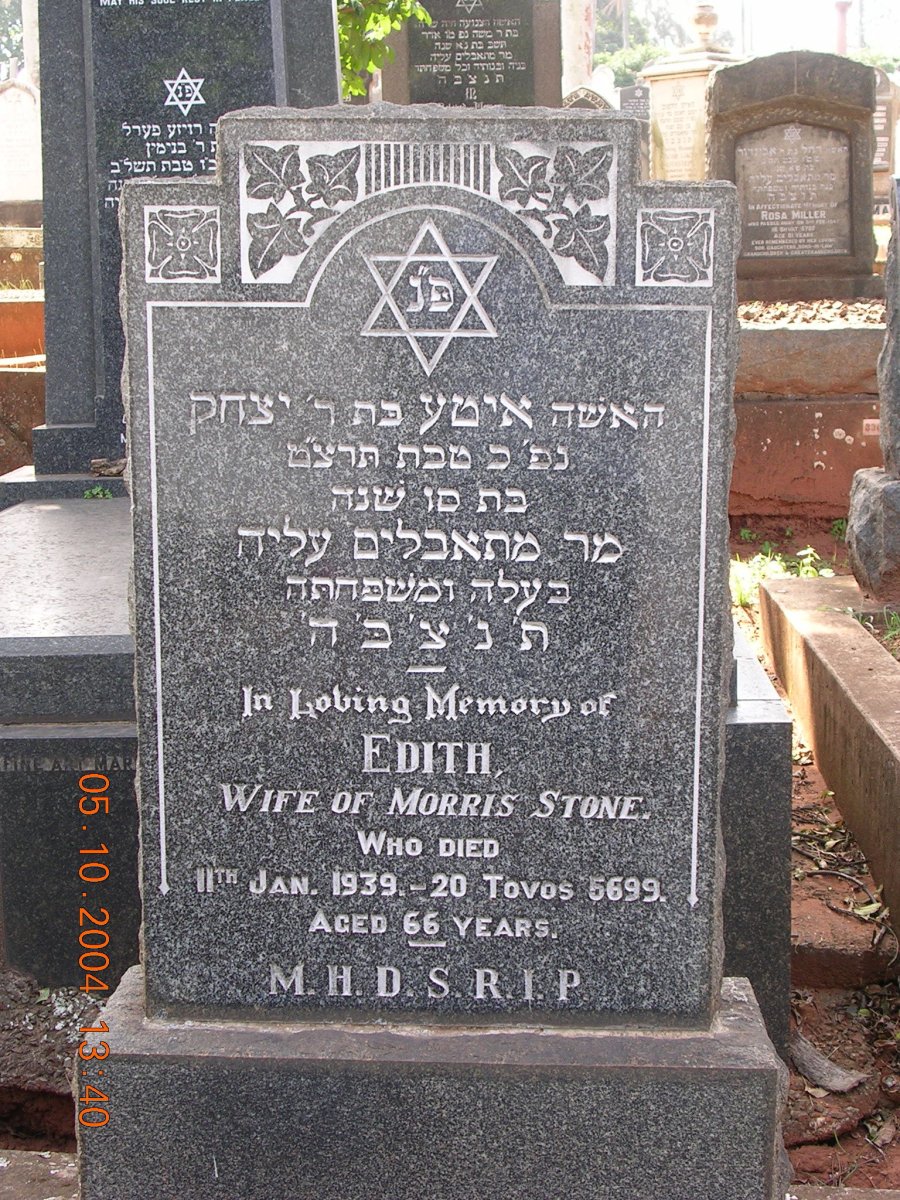 STONE Edith -1939