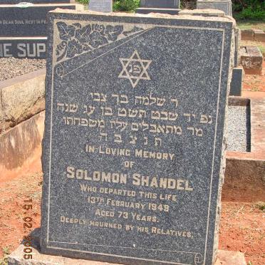SHANDEL Solomon -1949