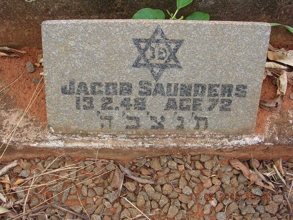 SAUNDERS Jacob -1948