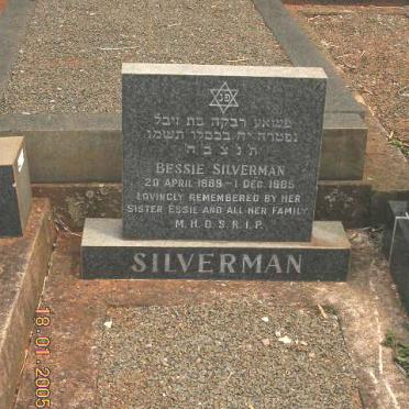 SILVERMAN Bessie 1889-1985