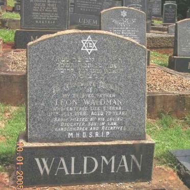 WALDMAN Leon -19?6