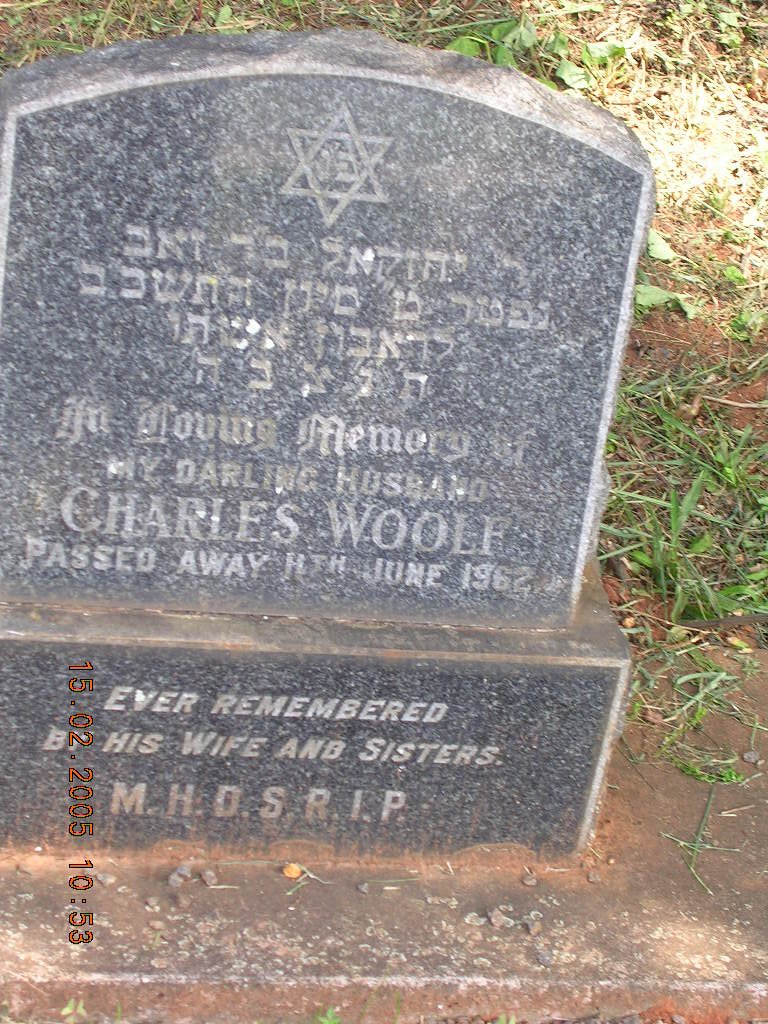 WOOLF Charles -1962