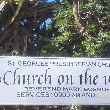 Kwazulu-Natal, DURBAN, Bluff, St George's Presbyterian Church, Memorial wall