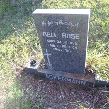 ACKERMANN Dell Rose 1955-1957