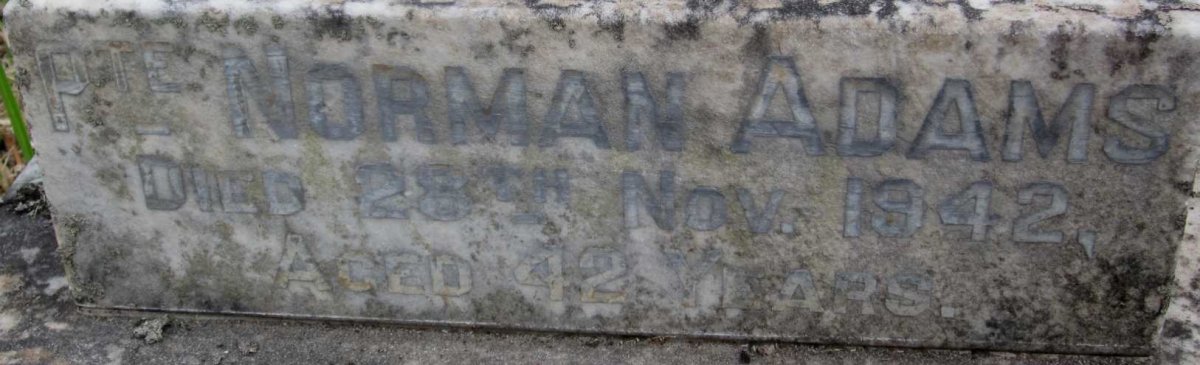 ADAMS Norman -1942