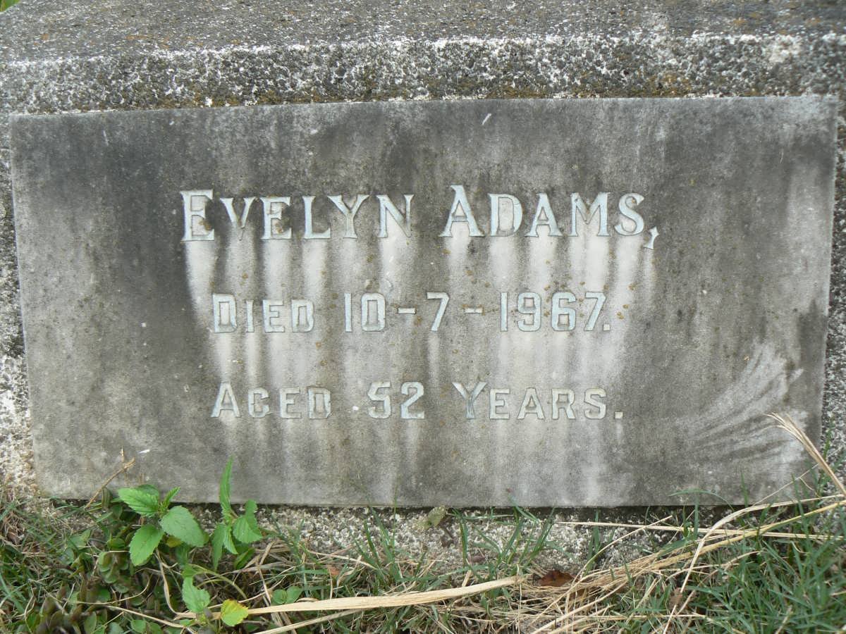 ADAMS Evelyn -1967 
