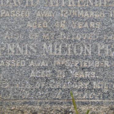 AITKENHEAD David -1961 :: PERRY Dennis Milton -1965