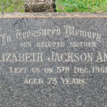 ANGUS Elizabeth Jackson -1961