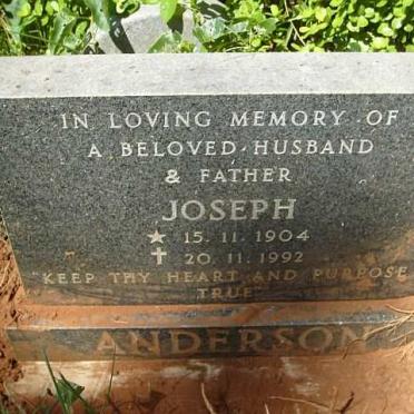 ANDERSON Joseph 1904-1992