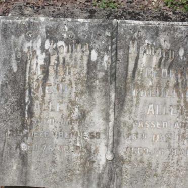 ALLEY George Frederick  -1948 &amp;  Jessie Kemp 1958