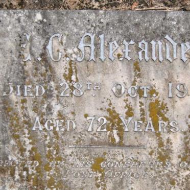ALEXANDER E.C. -1917