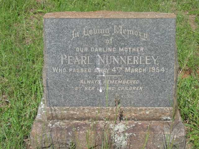 NUNNERLEY Pearl -1954
