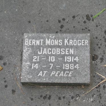 JACOBSEN Bernt Mons Kroger 1914-1984
