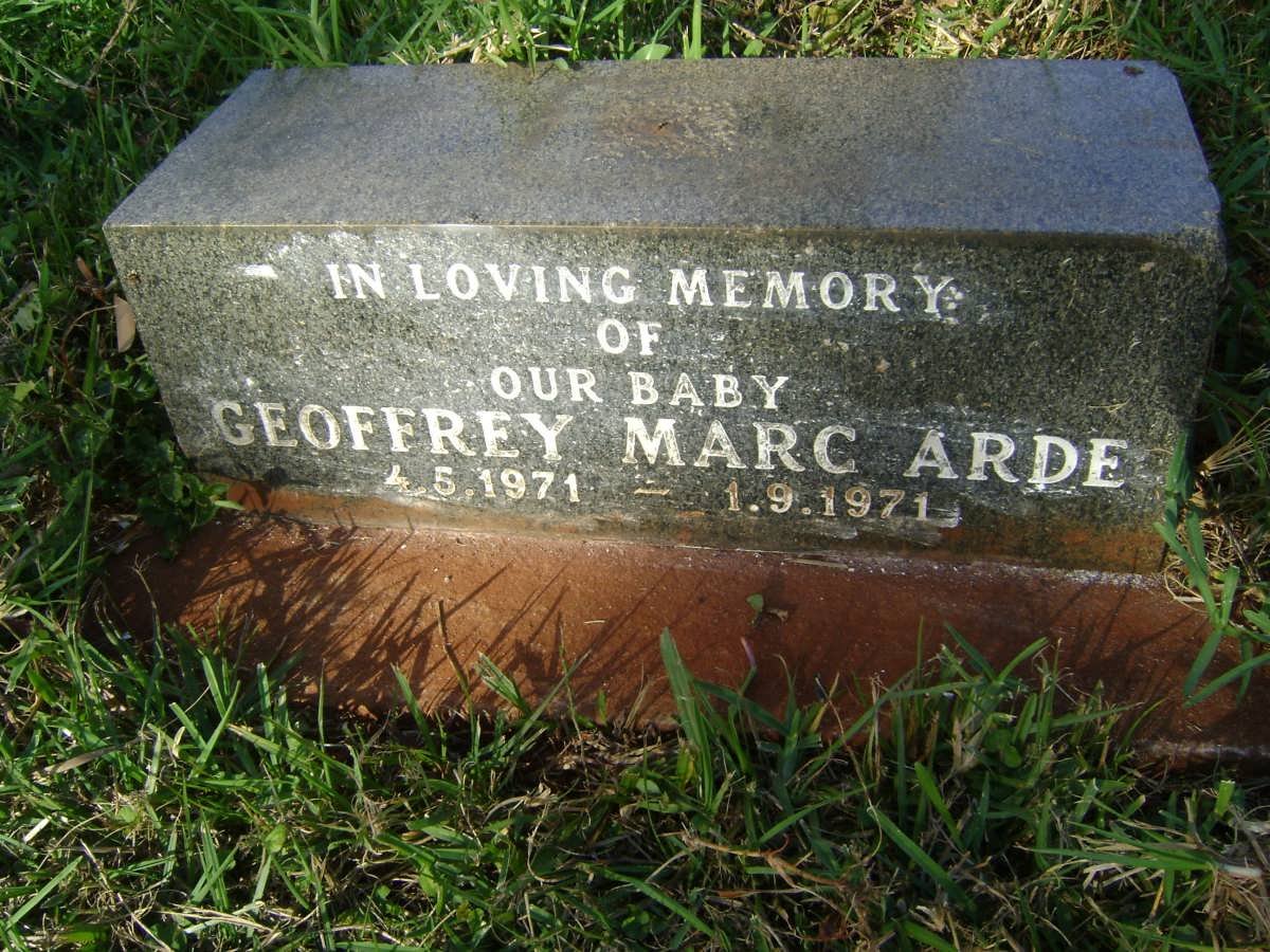 ARDE Geoffrey Marc 1971-1971