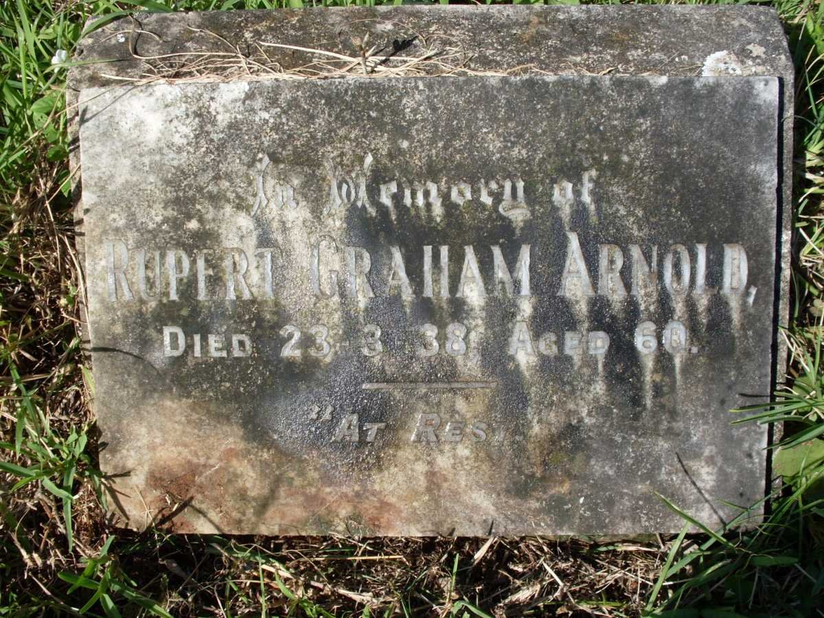 ARNOLD Rupert Graham -1938