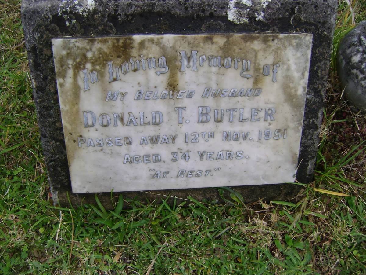 BUTLER Donald T. -1951