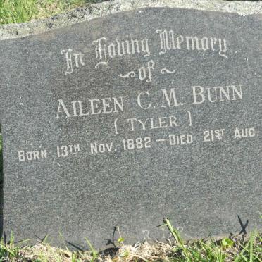 BUNN Aileen C.M. nee TYLER 1882-1967