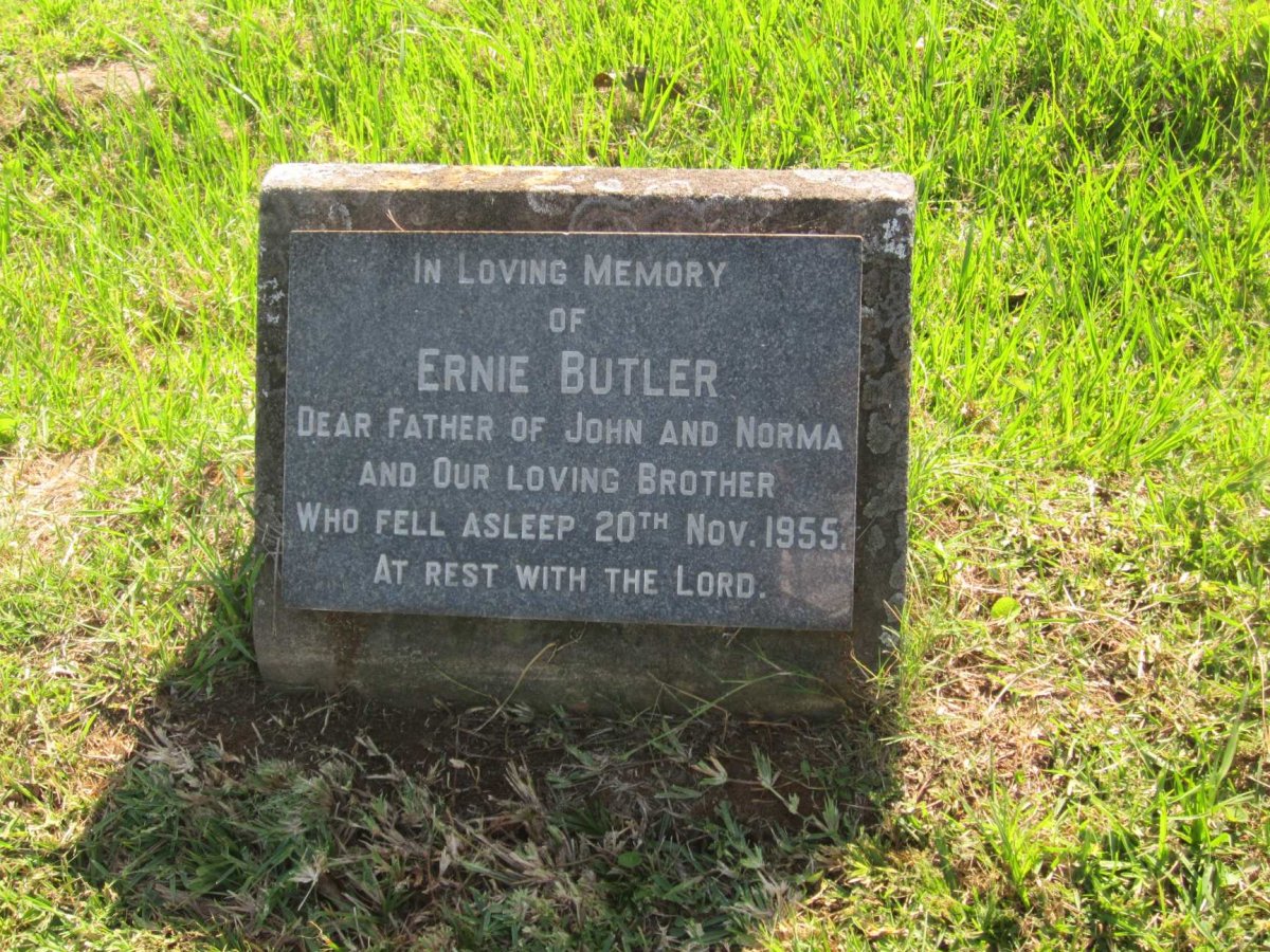 BUTLER Ernest Philip -1955