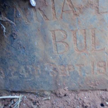 BULLINAR Maria Elizabeth -1957