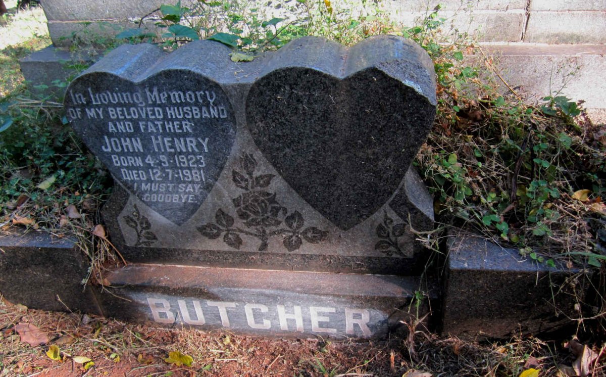 BUTCHER John Henry 1923-1981