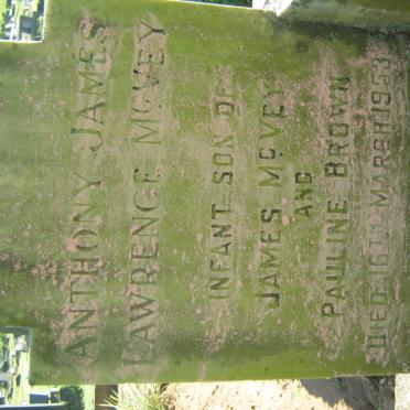 BROWN Anthony James Lawrence McVey -1953